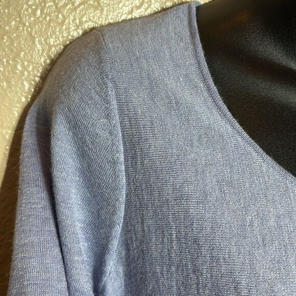 Eileen fisher women’s medium tencel merino wool alpaca quiet luxury top knit - Picture 3 of 7